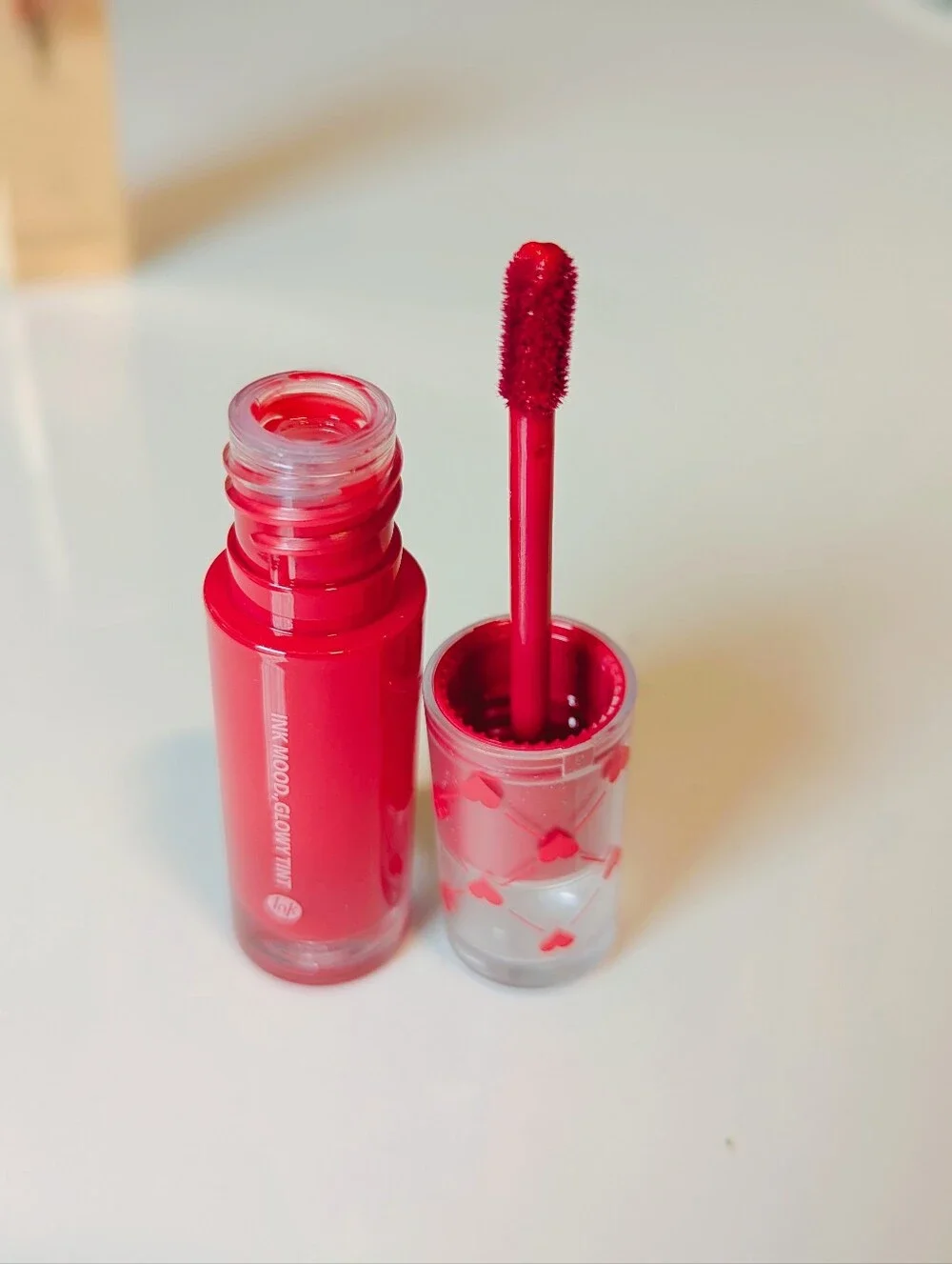 YSL Loveshine #44 + Peripera INK MOOD Glowy Tint